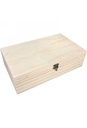 Wijnkist 2 Fles Scharnierkistje 34x18.2x10.1cm 1stuks