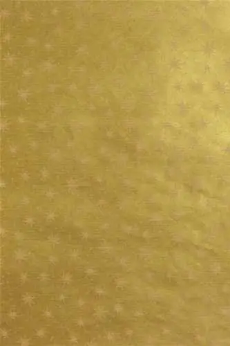 Kerstpapier Bruin Kraft Stars Goud 30cm x 250meter