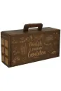 Geschenkdozen Draag Borreldoos Bruin& Kraft 39x20x12cm 15stuks