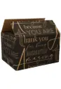 Kerstpakketdozen Amazing Kraft Zwart 39.5x39x25cm 15stuks
