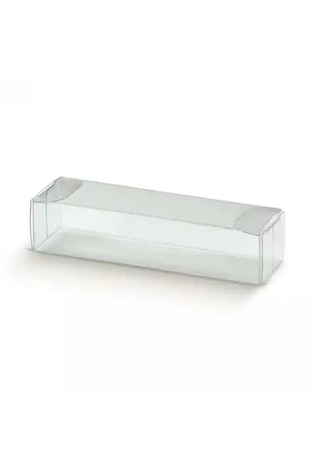 [K1270309] Transparant Kadodoosje Rechthoekig Plastic 9x3x2cm.10stuks