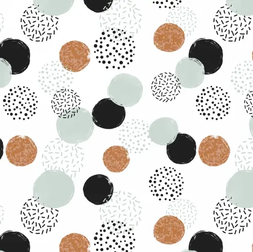 [1051261-60] Kerstpapier dots are magical mint 60cm x 200meter