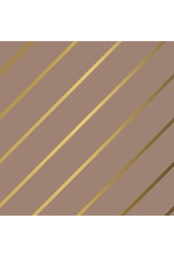 [1051263 70] Kerstpapier stripes pink Goud 70cm x 200meter